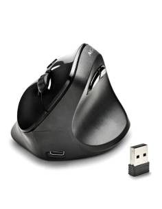 MOUSE NGS ERGONOMICO VERTICAL WIRELESS EVO MOKSHA USB BLACK
