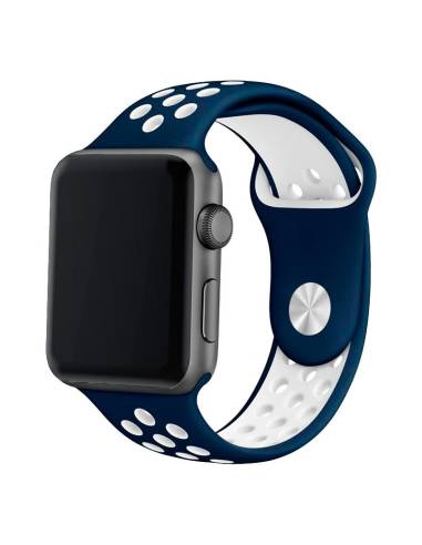 CORREA COOL PARA APPLE WATCH 38/40/41MM SPORT BLUE/WHITE