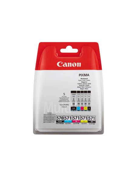 CARTUCHO CANON PGI570 / CLI-571 MULTIPACK PIXMA MG5751 MG5752 MG5753 MG6851