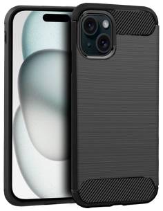 FUNDA MOVIL BACK COVER COOL CARBON BLACK IPHONE 15