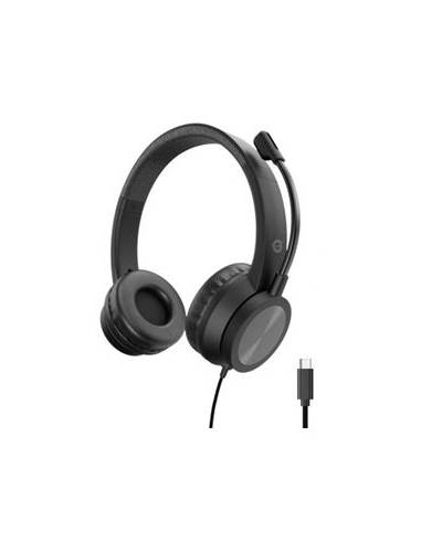 AURICULAR + MIC CONCEPTRONIC POLONA USB-C ANC BLACK