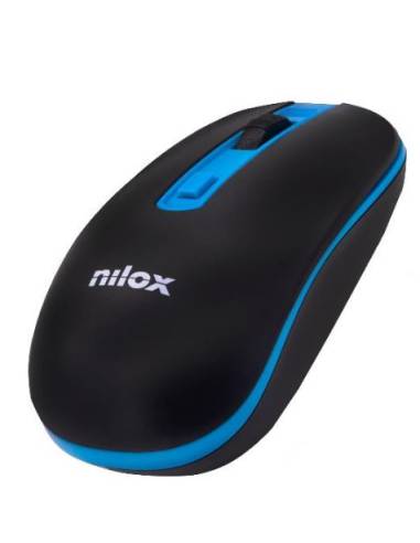 MOUSE NILOX WIRELESS 1000DPI 4 BOTONES BLACK /...