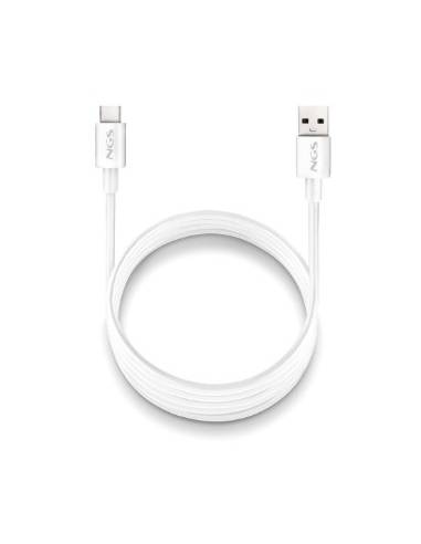 CABLE NGS USB MACHO / USB-C MACHO 1M WHITE