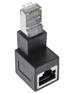 ADAPTADOR KABLEX RJ45 HEMBRA / RJ45 MACHO ACODADO
