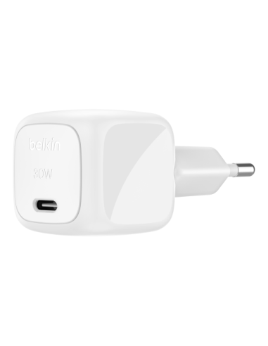 CARGADOR USB-C BELKIN 30W WHITE