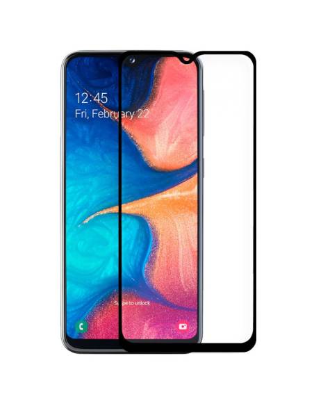 PROTECTOR COOL CRISTAL TEMPLADO 3D BLACK SAMSUNG GALAXY A20E A202