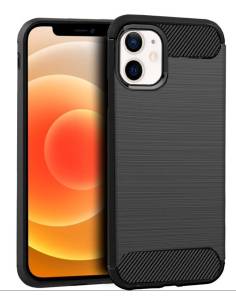FUNDA MOVIL BACK COVER COOL CARBON BLACK IPHONE 12 MINI