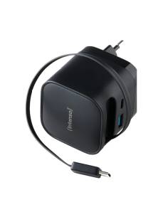 CARGADOR USB-C INTENSO W65ACIC 65W GAN USB USB-C BLACK +...