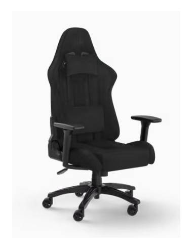 SILLA GAMING CORSAIR TC100 RELAXED FABRIC BLACK