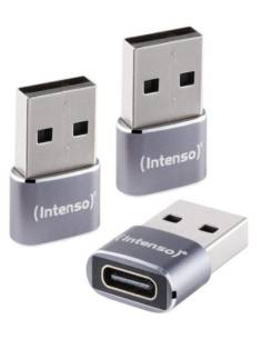 ADAPTADOR INTENSO USB-C HEMBRA / USB MACHO 3PACK
