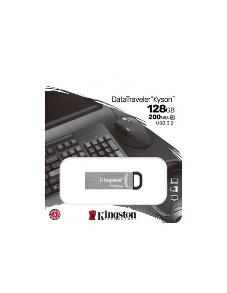 MEMORIA USB 3.2 128GB KINGSTON DTKN SILVER