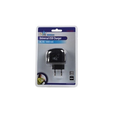 Cargador USB HQ USB401 5V 1000MAH para Casa